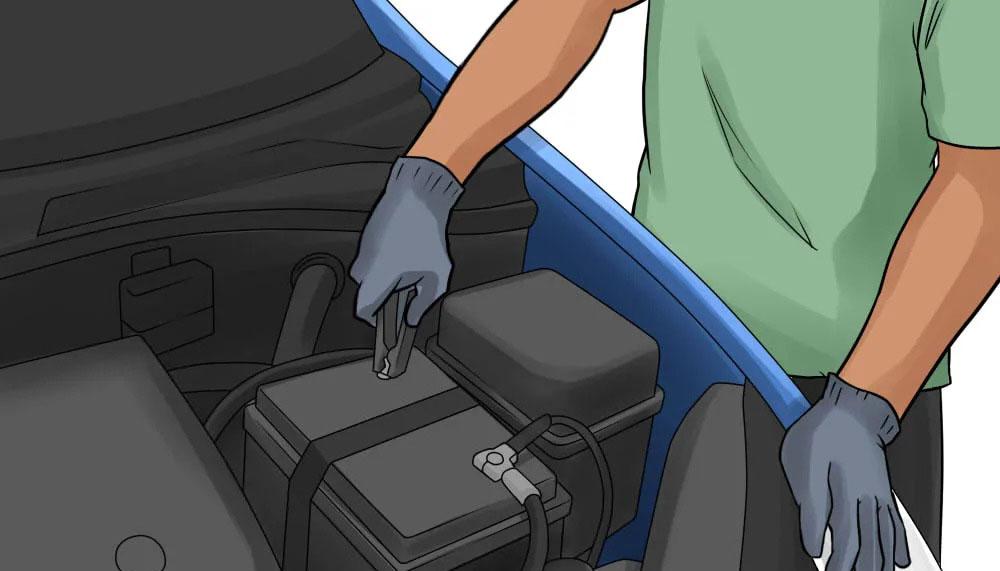 Étape 2 : Vérifiez le niveau de liquide de votre batterie.