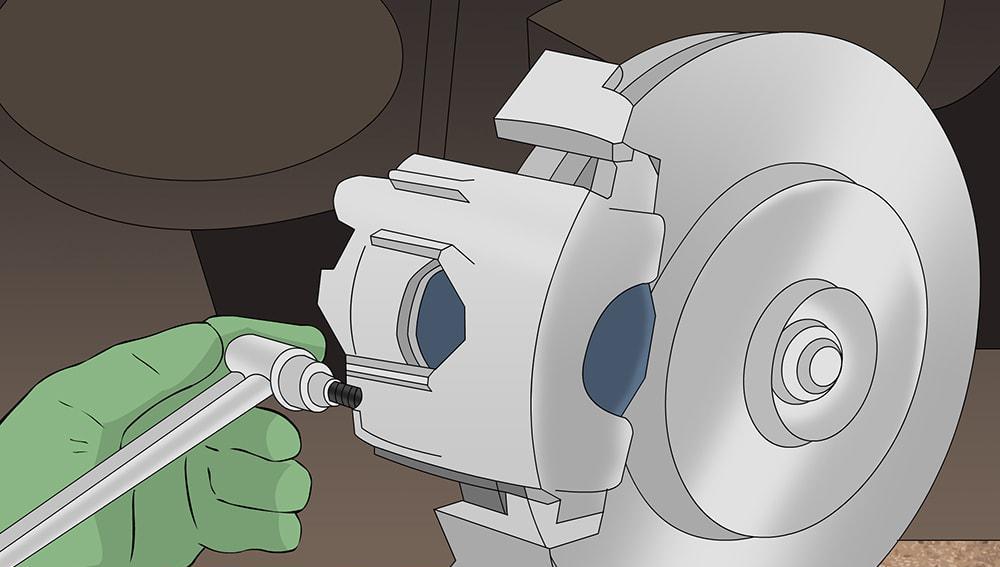 Partie 1 de 1 : Installation des plaquettes de frein