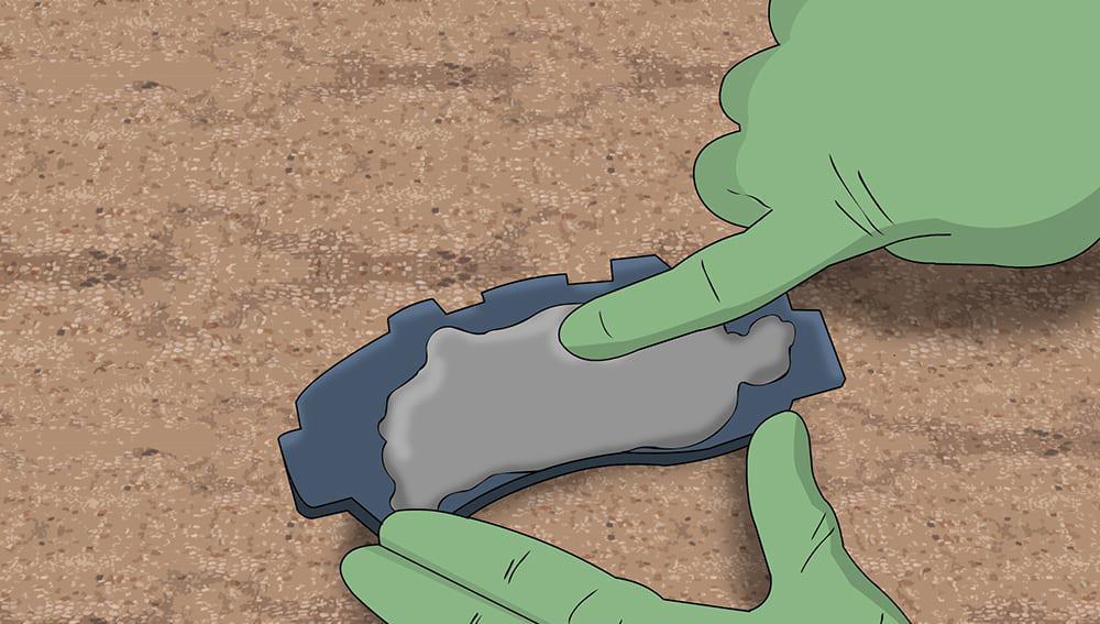 Partie 1 de 1 : Installation des plaquettes de frein