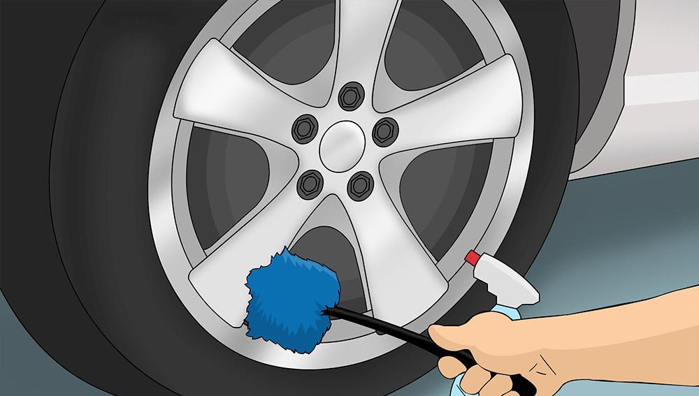 Partie 1 de 3 : Nettoyer les roues