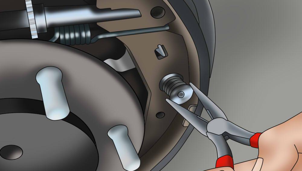 Partie 2 de 4 : Enlever les sabots de frein