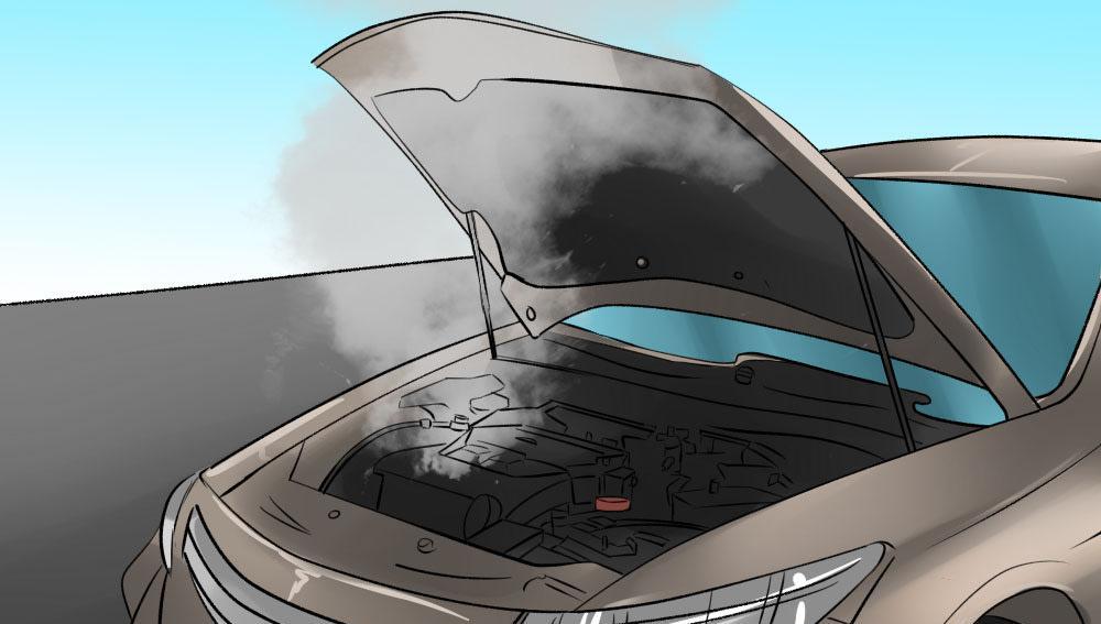 Partie 2 sur 2 : Que faire lorsque le moteur a surchauffé ?