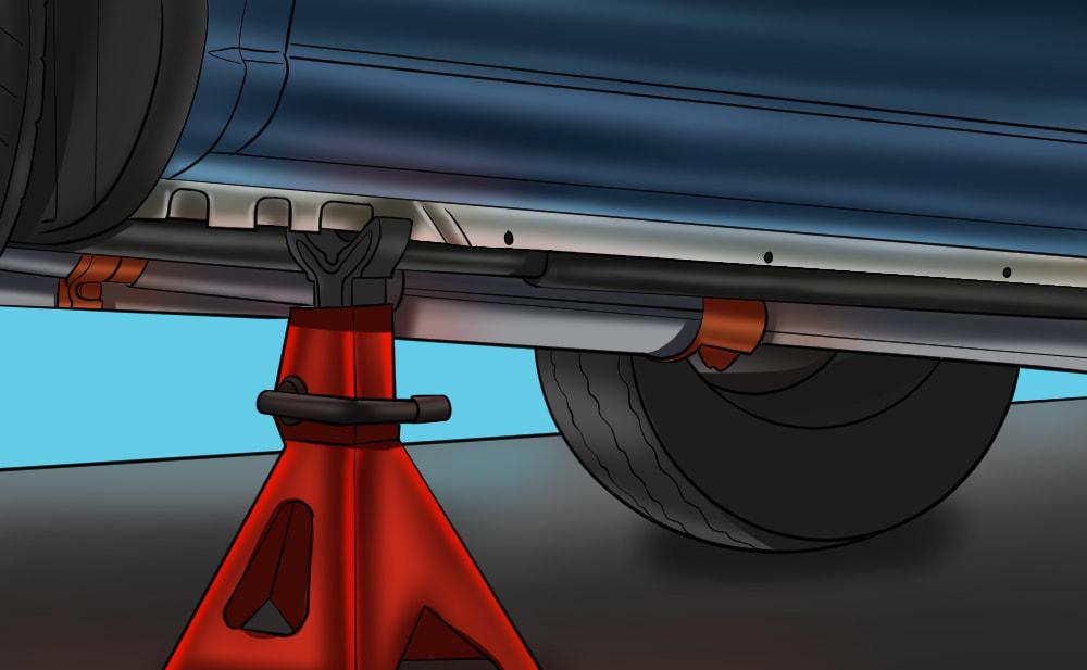 Partie 2 sur 8 : Préparation du travail de remplacement du maître-cylindre d'embrayage