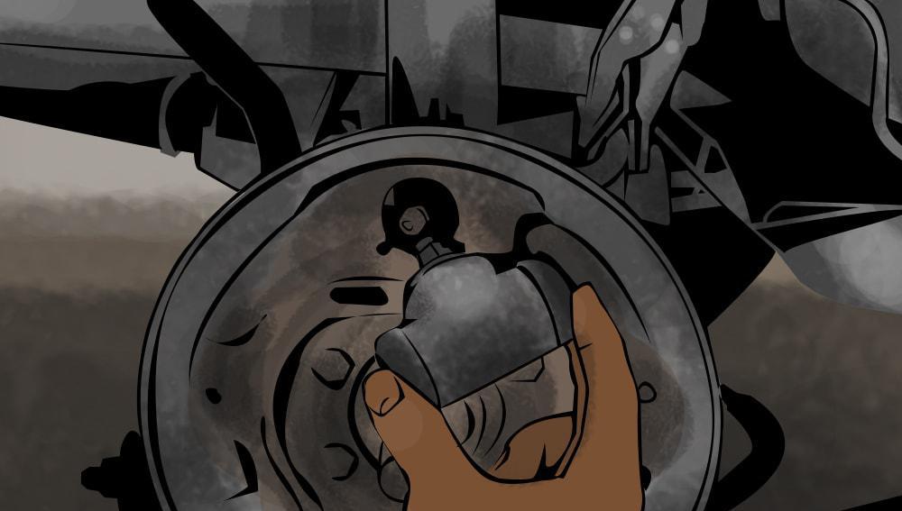 Partie 3 de 4 : Remplacer un cylindre de roue qui fuit