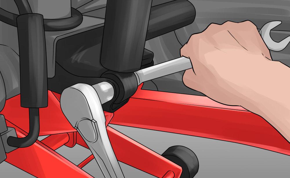 Partie 3 sur 3 : Remplacement des amortisseurs de chocs