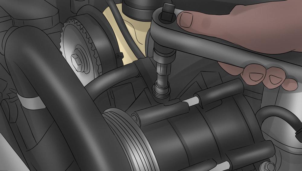 Partie 3 sur 9 : Préparer le moteur pour la dépose.