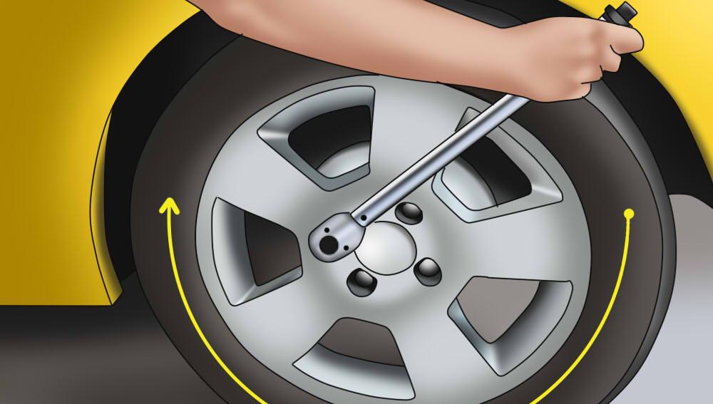 Partie 4 sur 4 : Installation des tambours de frein et remplacement de la roue