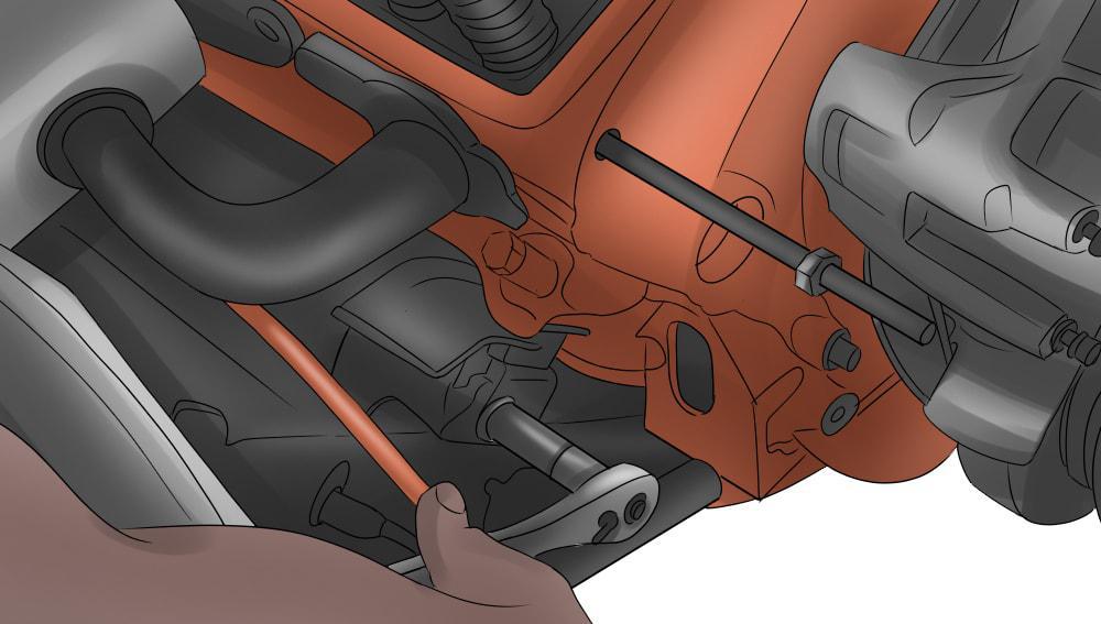 Partie 4 sur 9 : Démontage du moteur du véhicule