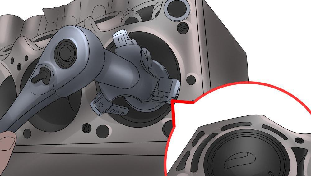 Partie 6 sur 9 : Démontage du moteur