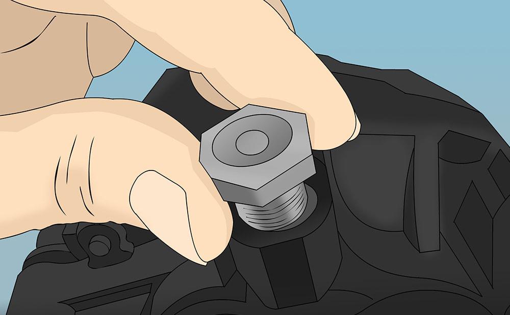 Partie 7 de 10 : Préparer l'assemblage du système hydraulique d'embrayage