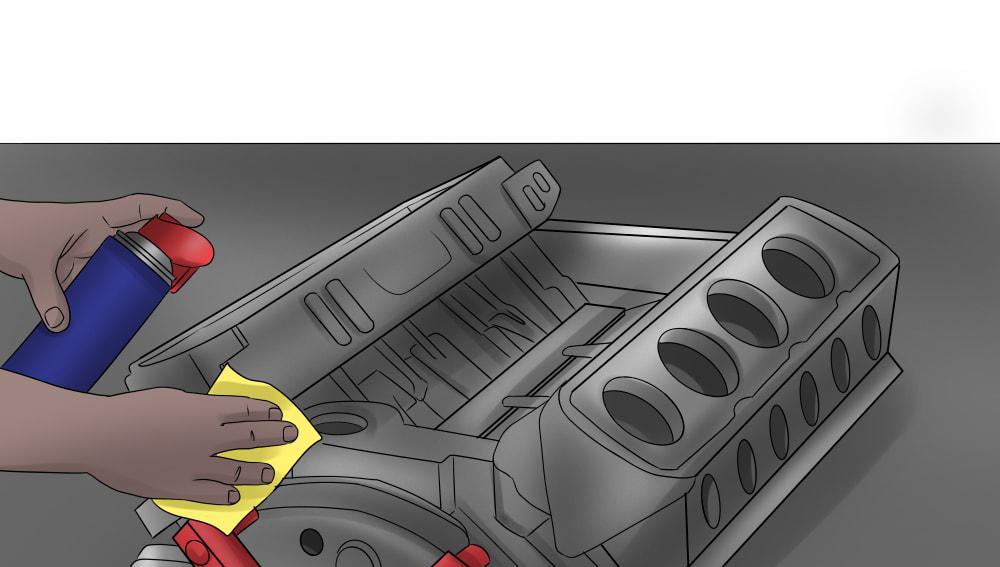 Partie 7 de 9 : Préparation du moteur et des composants pour le remontage