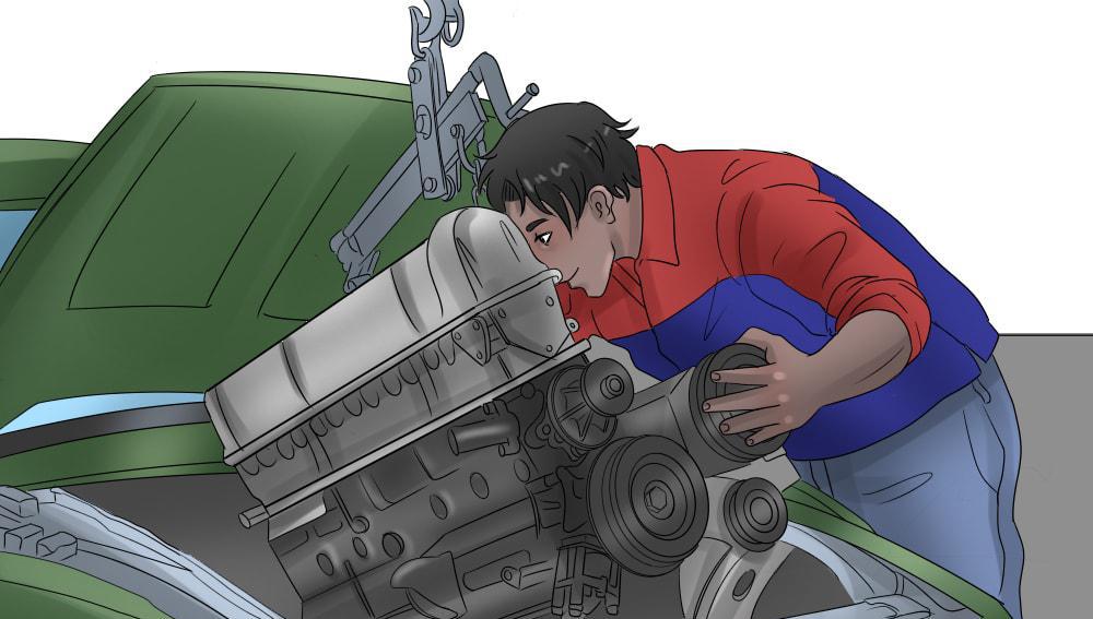 Partie 9 sur 9 : Réinstallation du moteur dans le véhicule